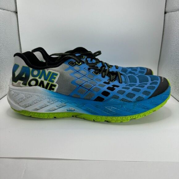 Hoka One One Clayton Shoes Mens Size 11 M Blue Running Race F10016D - Picture 1 of 10